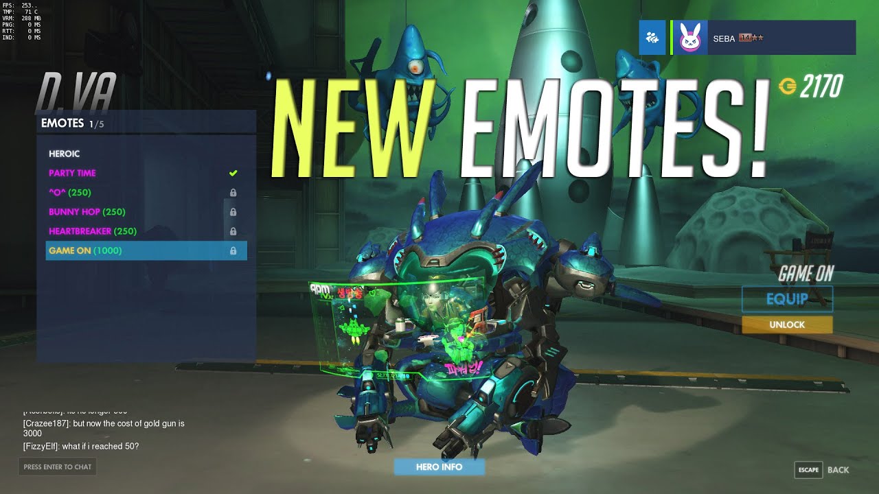 All Of The New Overwatch Emotes