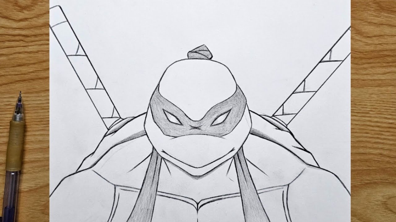 How to draw Ninja Turtles { Leonardo } | Leonardo from Ninja Turtles step by step | easy tutorial
