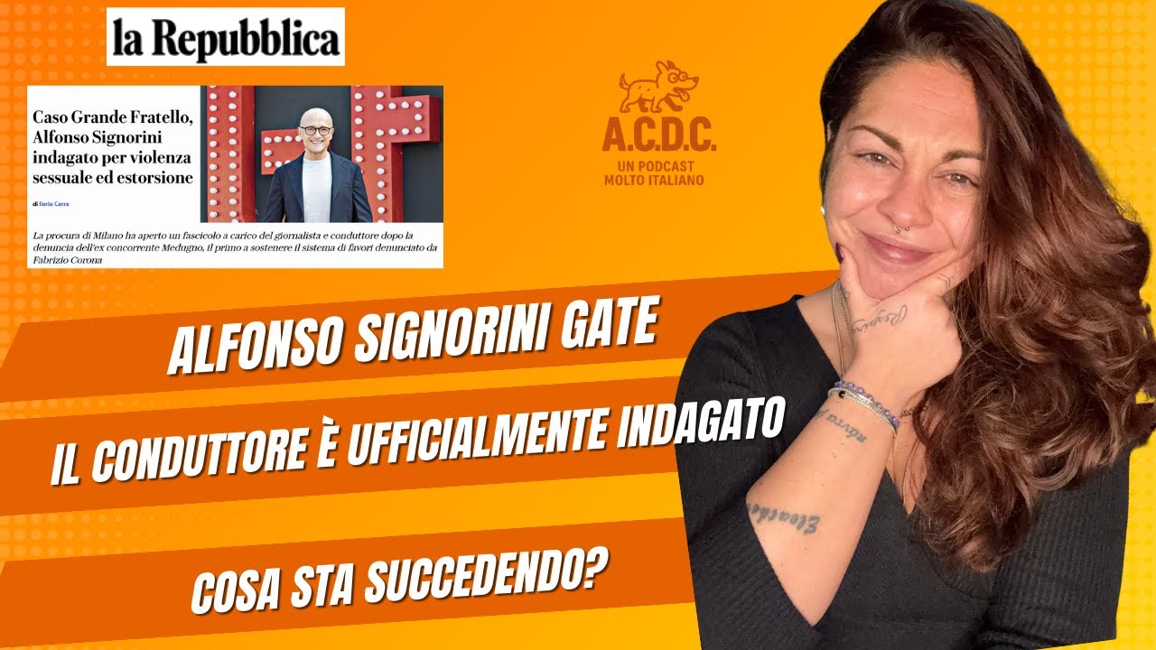 Alfonso Signorini Gate, il conduttore &egrave; ufficialmente indagato. Cosa sta succedendo?