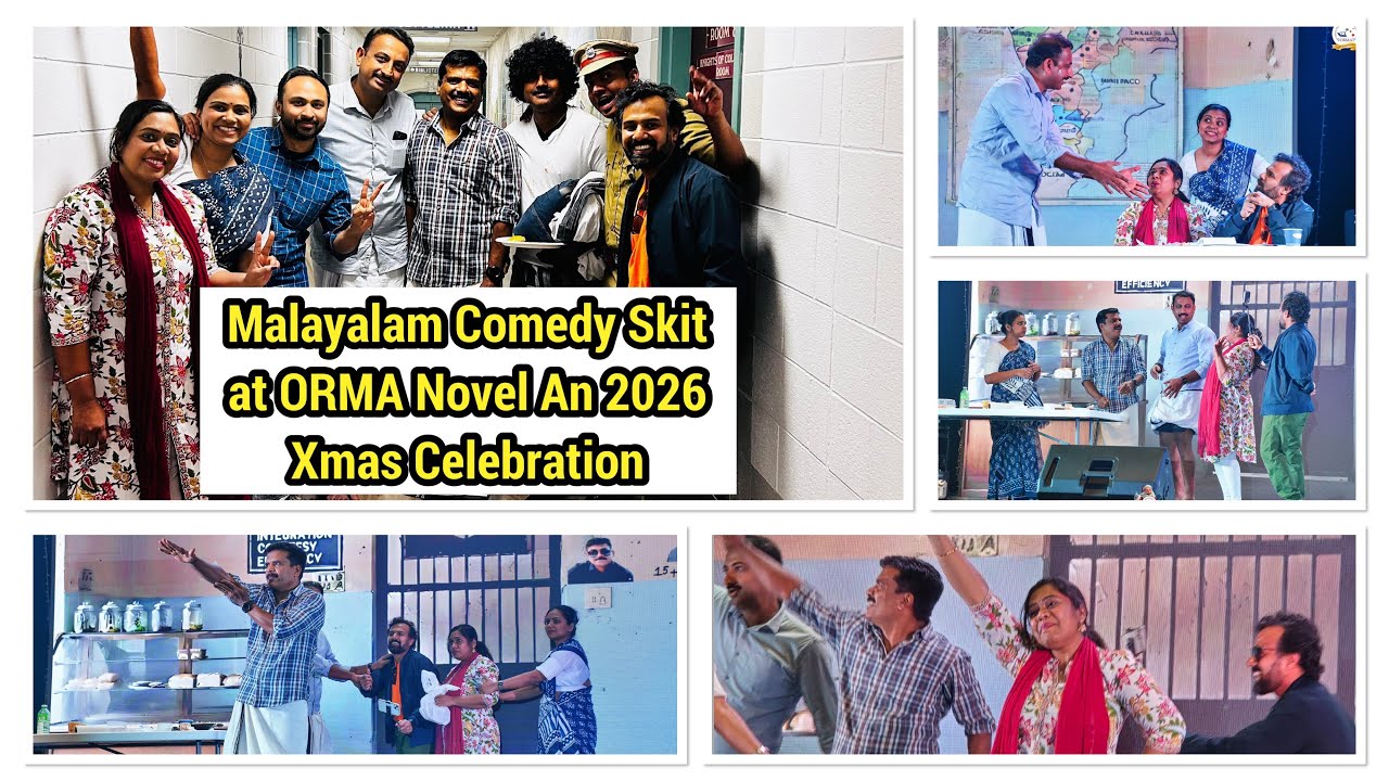 Malayalam Comedy Skit😂 at ORMA Nouvel An 2026 Christmas Celebration 🎄#malayalamcomedy #trending 