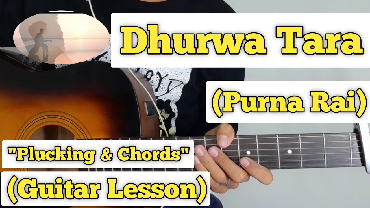Dhurwa Tara - Purna Rai | Guitar Lesson | Plucking & Chords |