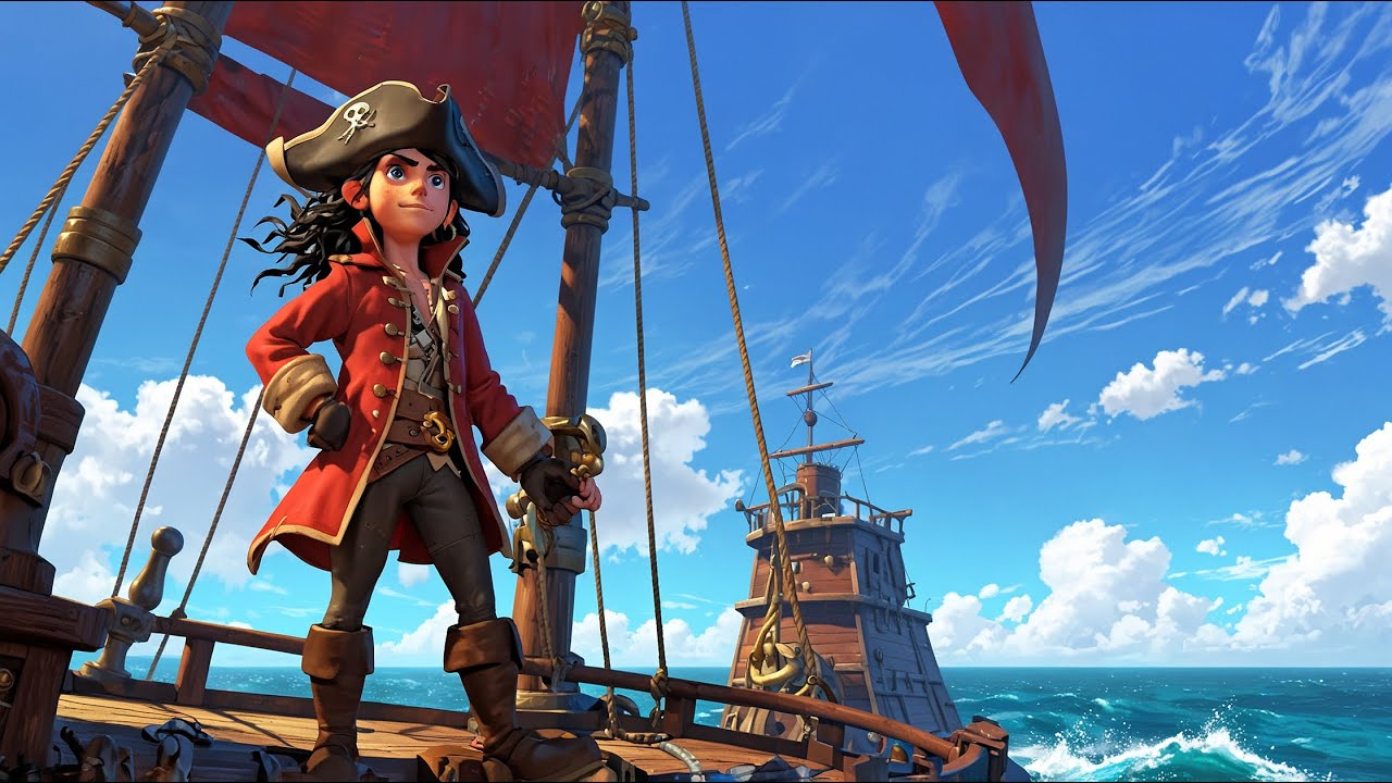 The Pirate Crew and the Hidden Treasure Cave - Animation Kids Story Video