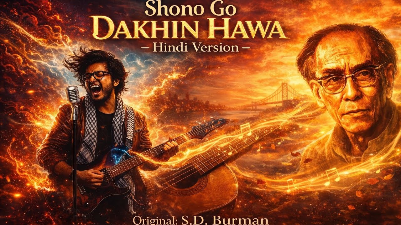 Shono Go Dakhin Hawa Hindi Version | SD Burman #sdburman #kishorekumar #mithunchakraborty #rdburman 