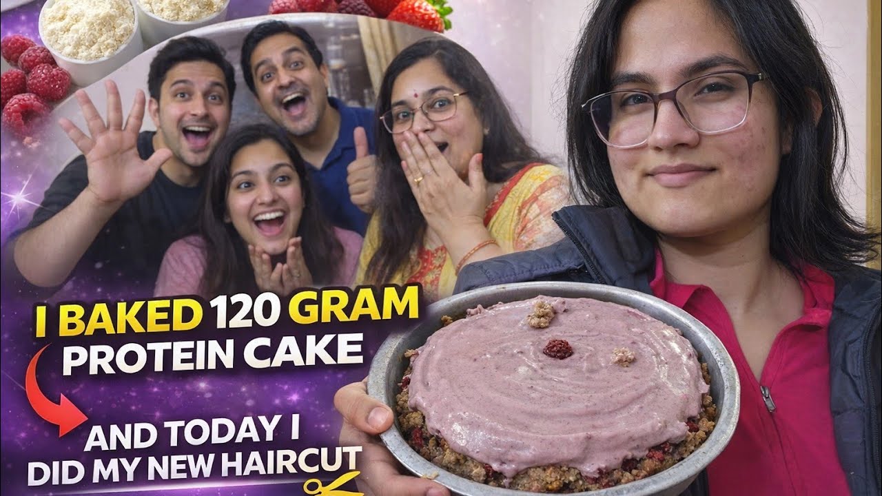 I Ate 120g *Protein* in ONE Cake 😳 |New Hair Cut, Clean Diet, Doctor Visit & New Job
