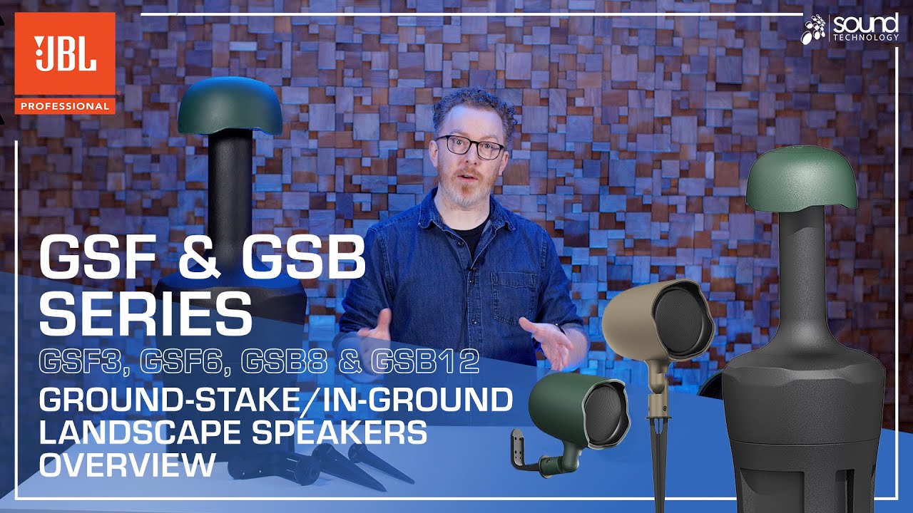 AV-решения: профессиональные ландшафтные акустические системы JBL GSF и GSB Ground-Stake/In Ground