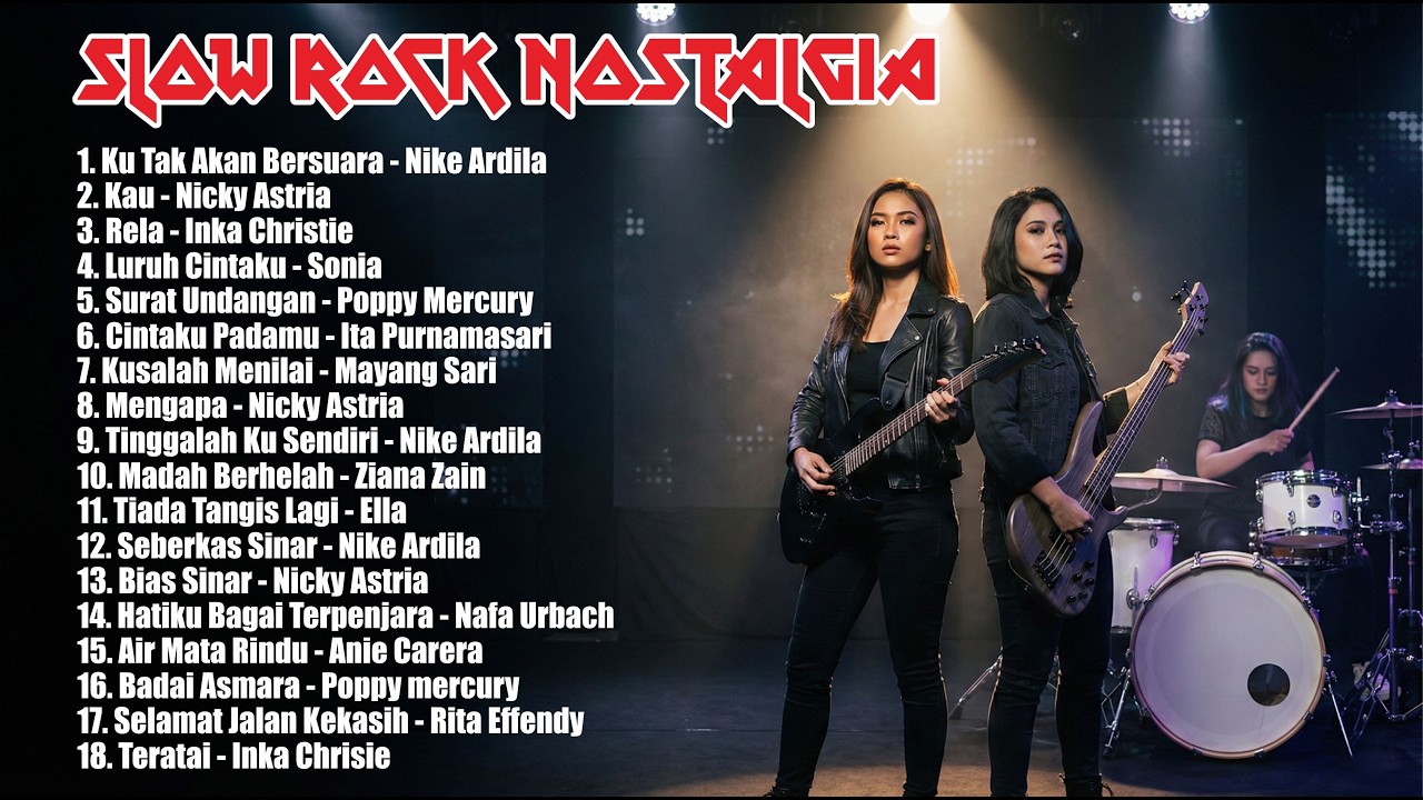 Slow Rock Nostalgia Indonesia | Versi Cover Lagu Rock Terbaik Sepanjang Masa