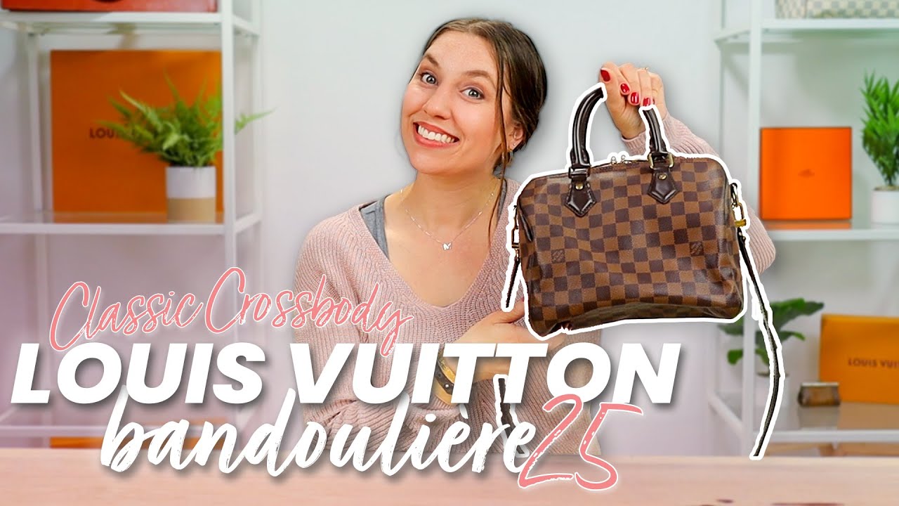 Louis Vuitton Speedy Bandoulière 25 Review: What Fits and Is It Worth It? #speedyb #LVSpeedy35