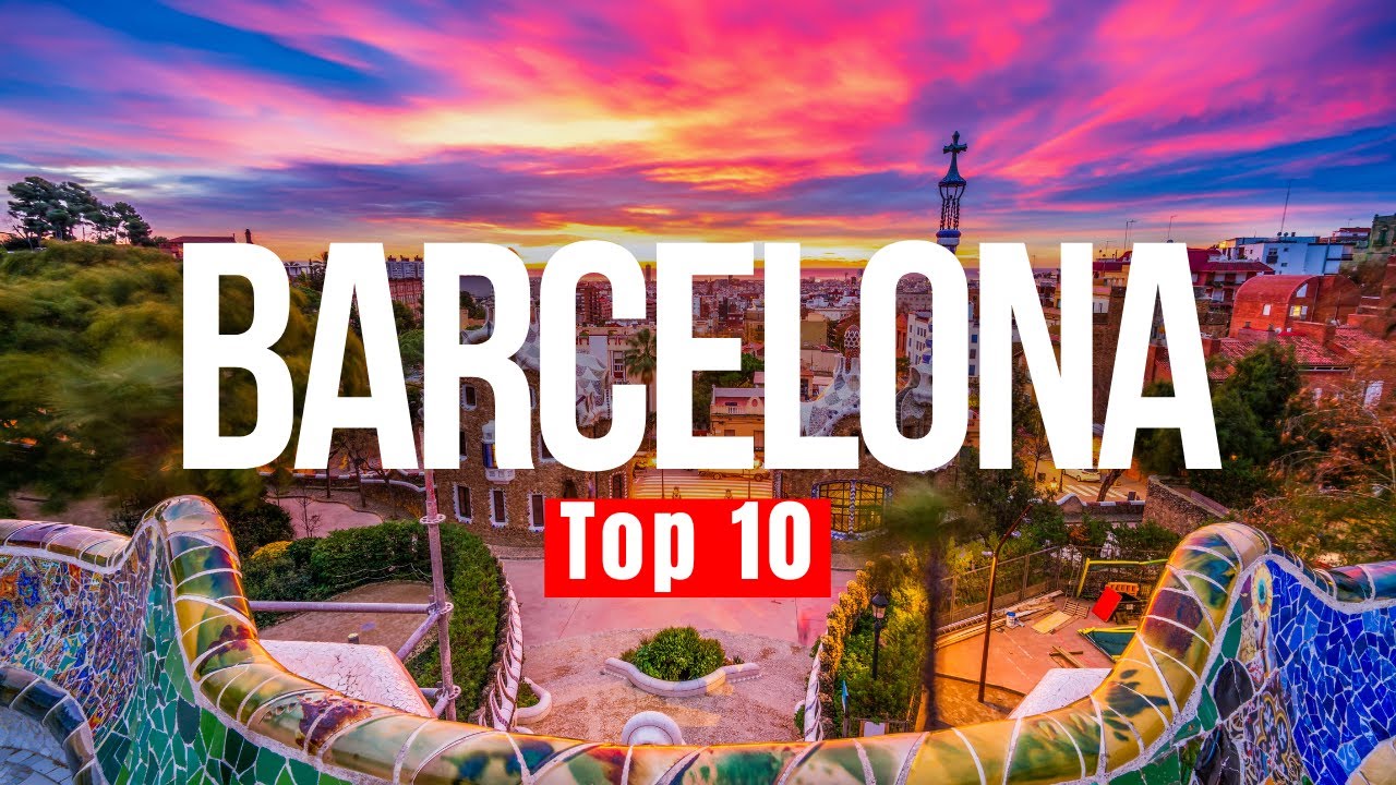 Top 10 Tourist Attractions in Barcelona | 4k Travel Video (2025)
