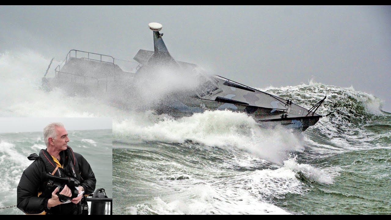 Barracuda II Video, rough seas & Storm Desmond
