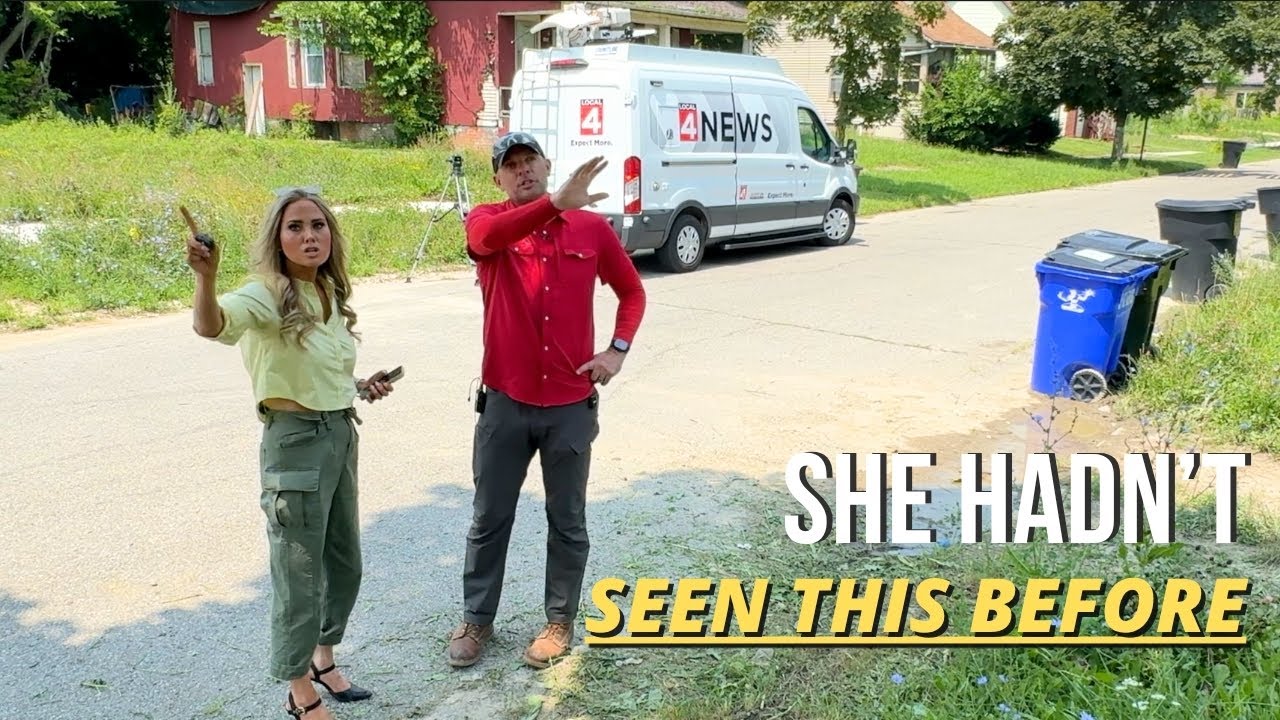 NEWS CREW shows up and gets MORE than a story