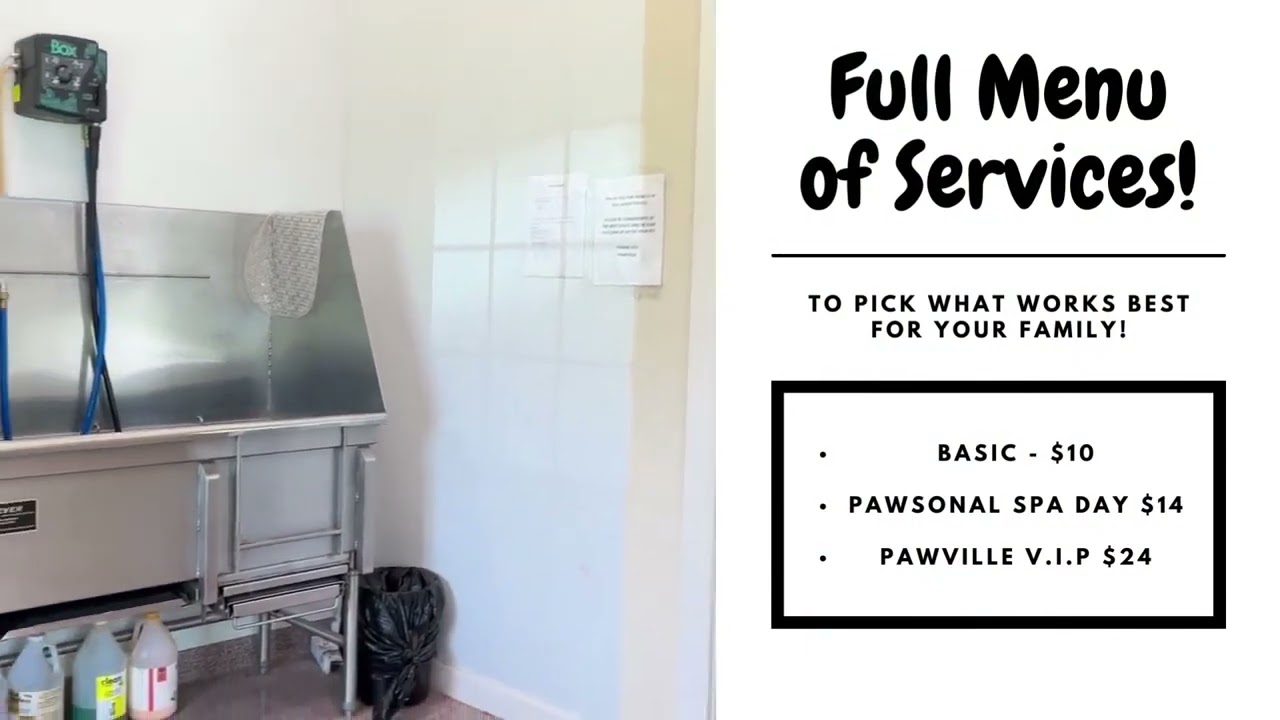 North Shore Pawville Self Serve Dog Wash