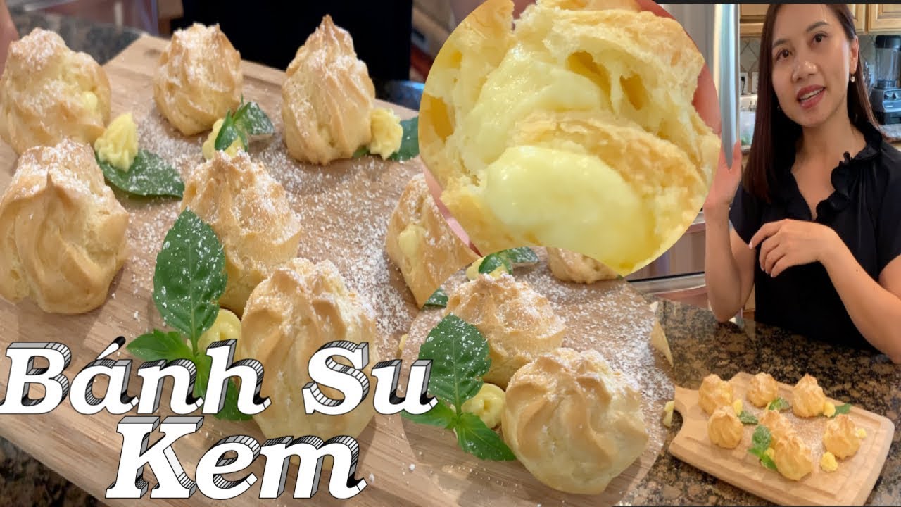 Quá đơn giản để làm Bánh Su Kem đẹp và ngon tuyệt đỉnh - Cream Puffs - Taylor Recipes - Cuộc Sông Mỹ