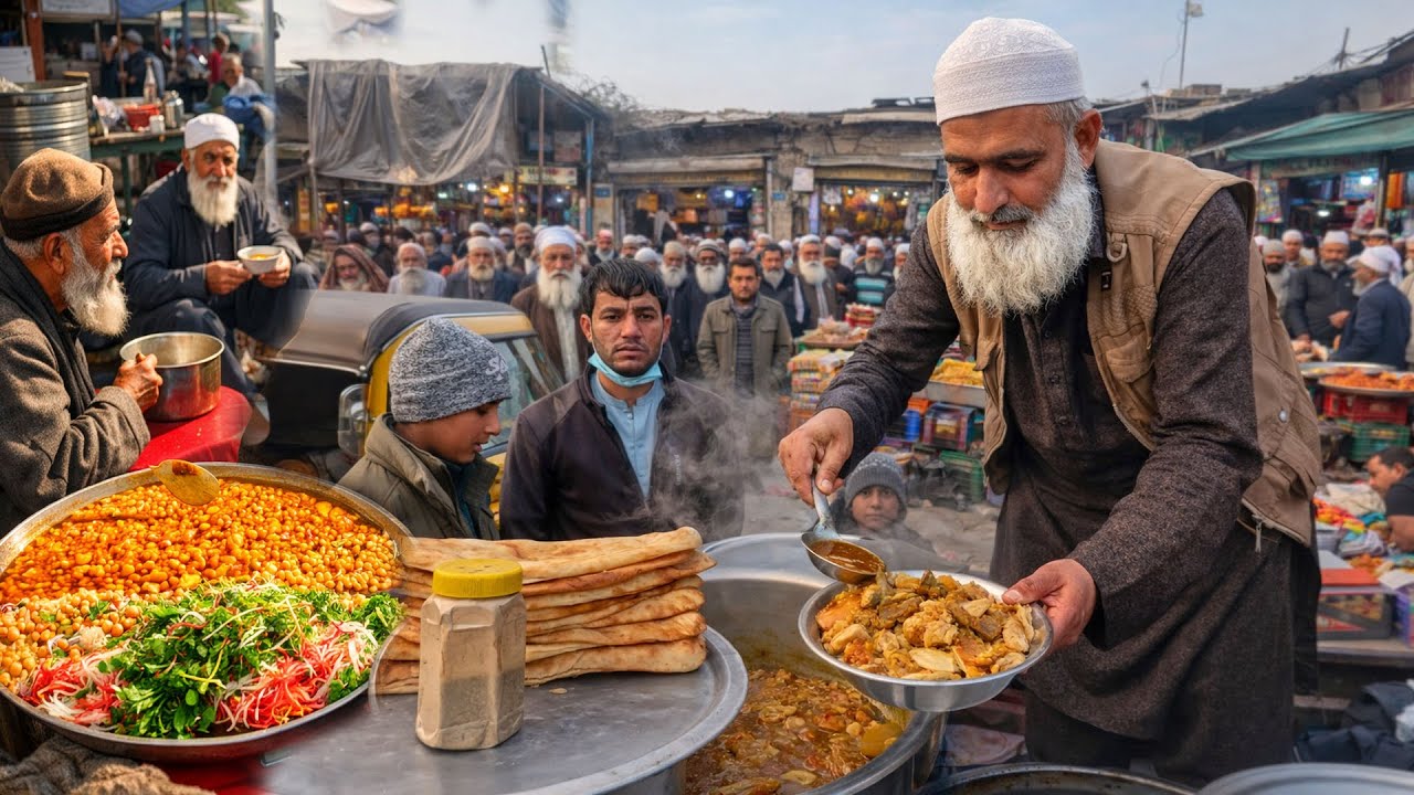 EveryThing you Can find in this village Bazaar of  Kabul Afghanistan | Street food | Siri Paye