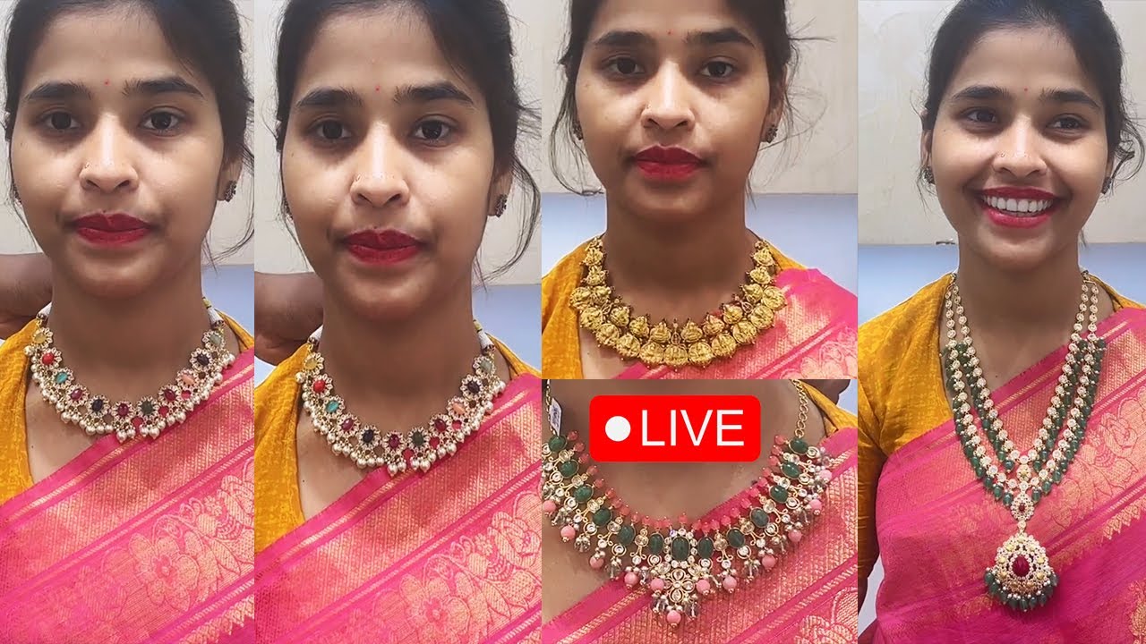Light Weight Short Necklace Collection | Mukunda Jewellers #lightweightjewellery @brideessentials