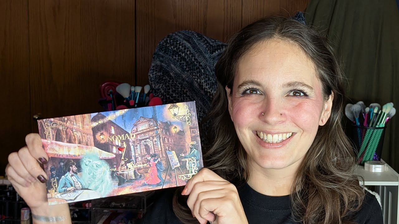 Paris Bohème new eyeshadow palette from Nomad Cosmetics, Review and Swatches!