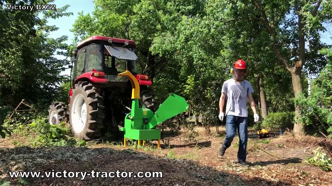 Victory BX52 Traktor Holzschredder Holzhäckler