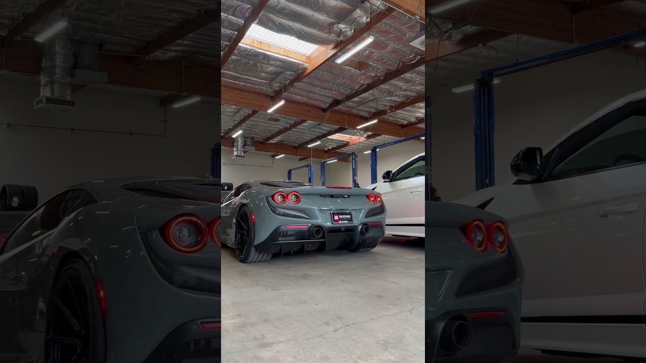 Ferrari F8 Titanium Exhaust - Boden Autohaus