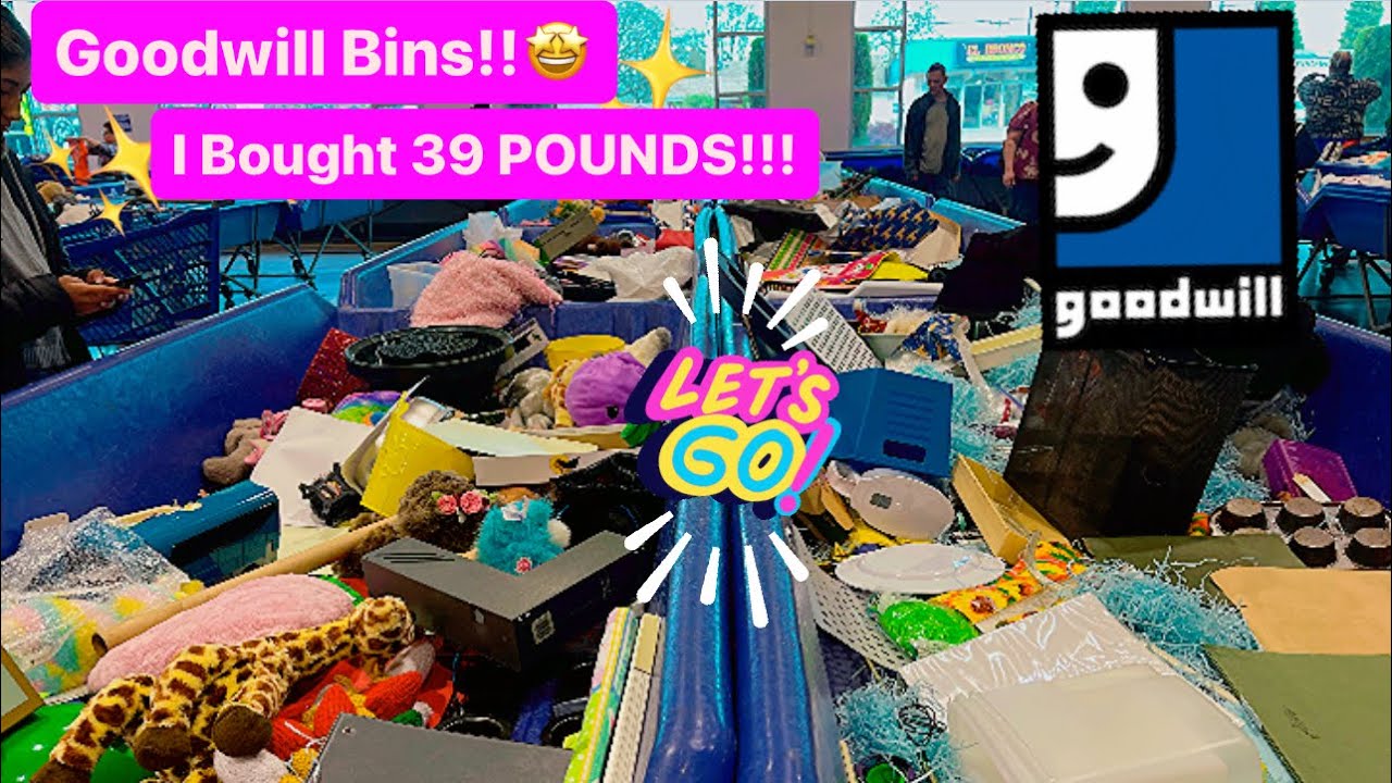 Let’s GO To Goodwill Bins! The Bins Were FULL & I Bought 39 Pounds! Thrift With Me! ++HAUL