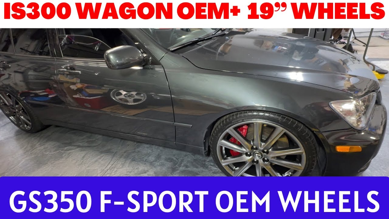 Lexus IS300 19-inch OEM+ GS350 F-sport Wheels