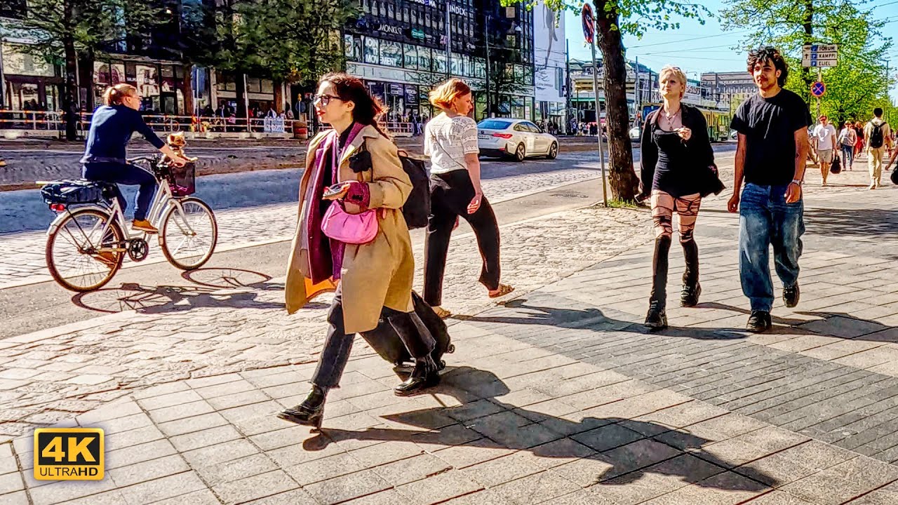 Прогулка по Хельсинки, район Херттониеми 🇫🇮 Красивый жилой район на берегу Балтийского моря