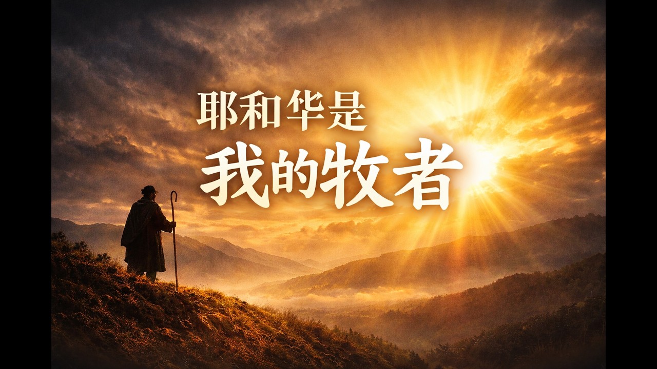 耶和华是我的牧者｜诗篇二十三篇｜经文唱诵（和合本 / KJV）