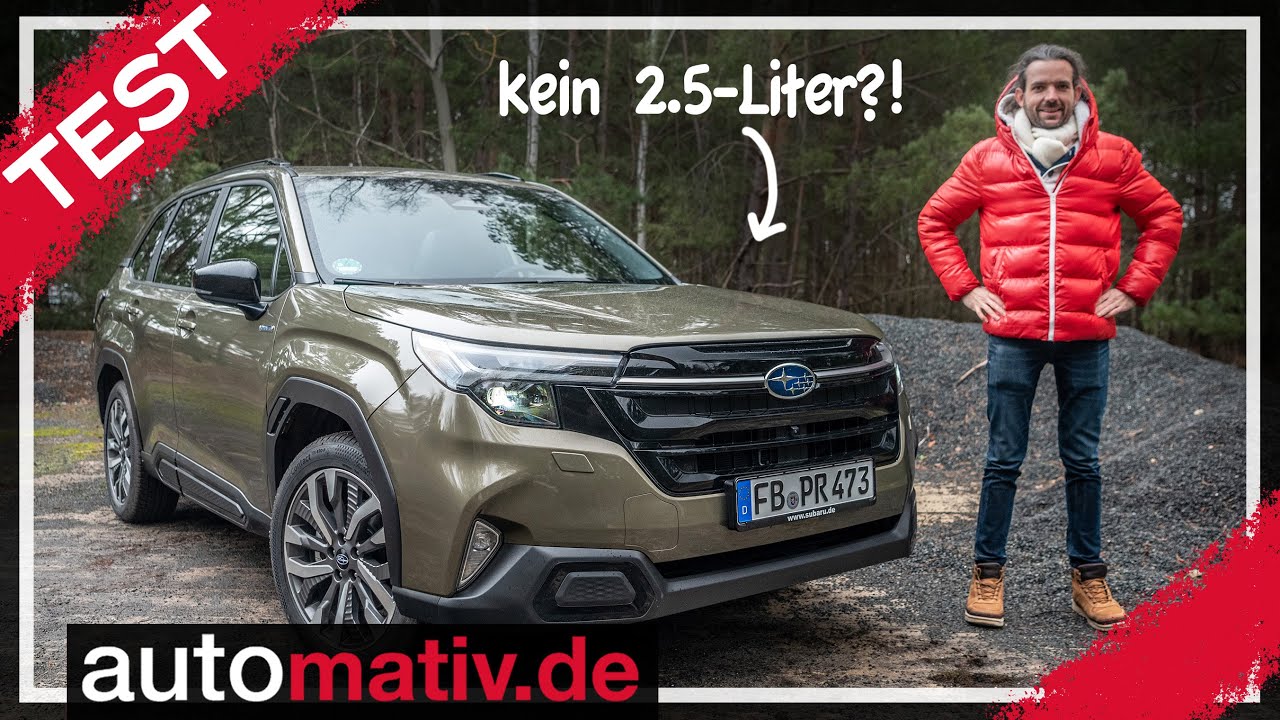 Wirklich besser? Neuer Subaru Forester 2.0ie (2025): Offroad, Preise, Ausstattung, Qualität