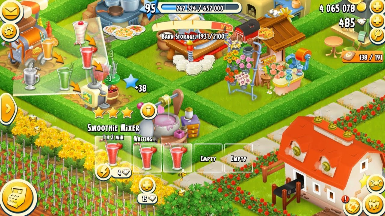 Hay Day Level 95 Update 22 HD 1080p