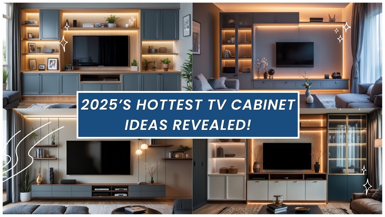 Best 100 Modern TV Cabinet Decorating Ideas 2025  Living Room TV Wall Units & Home Interior Design