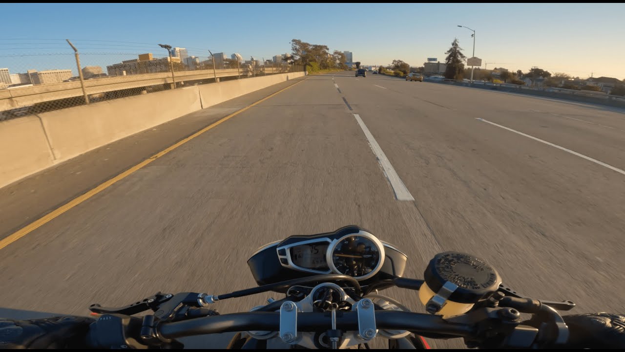 California Sunset Ride | Triumph Street Triple R 675 | GoPro 10