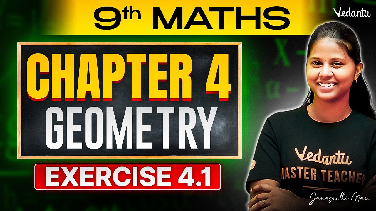 9th Maths | Chapter 4 Geometry Exercise 4.1 | State Board | Janasruthi Ma'am