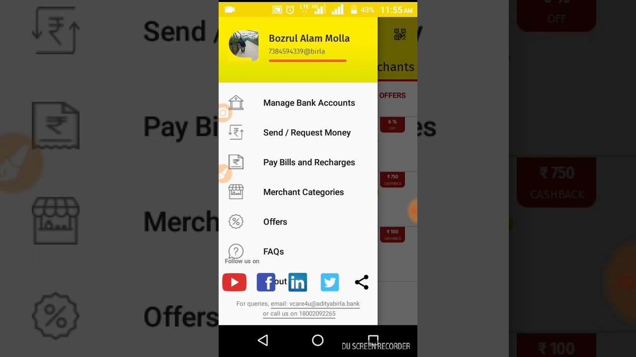 Bhim abpb app 100rs offer