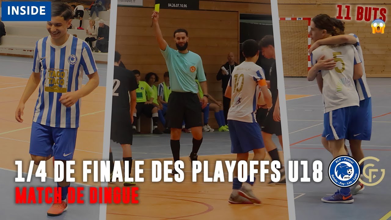 PLAYOFFS U18: Un Scénario 𝗜𝗠𝗣𝗥𝗢𝗕𝗔𝗕𝗟𝗘 dans un match de 𝗗𝗜𝗡𝗚𝗨𝗘 (INSIDE)