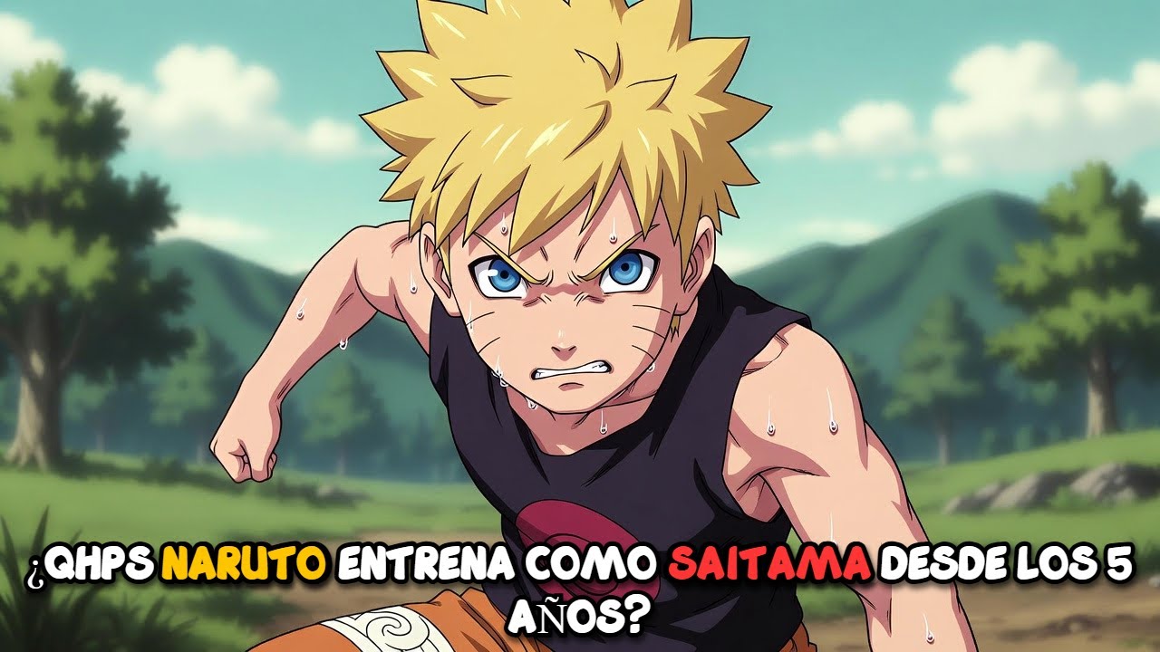 ¿QHPS Naruto entrena como Saitama desde los 5 años?