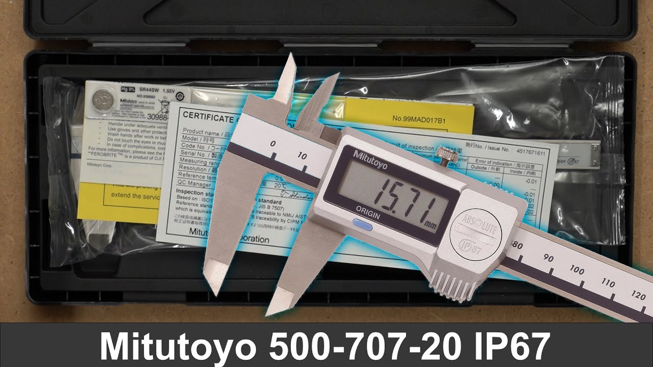 Mitutoyo 500-707-20 IP67 200mm digital caliper from Wallapop. Is it original?