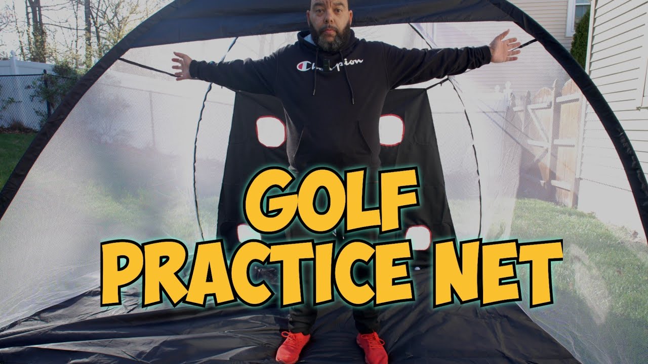 Golf Practice Net Assembly and Demo