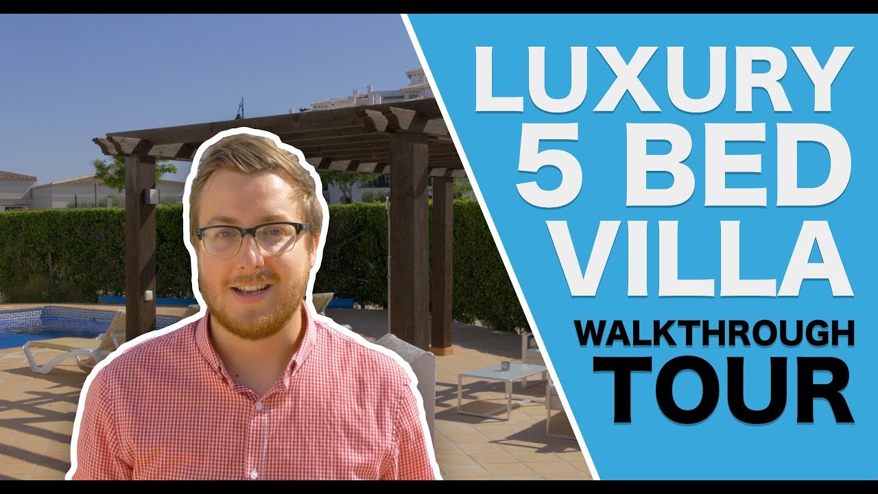 Luxury 5 bed Villa on El Valle Golf Resort with private pool for sale - Walkthrough video tour