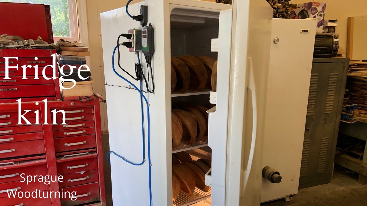 Woodturning - Fridge Kiln Build