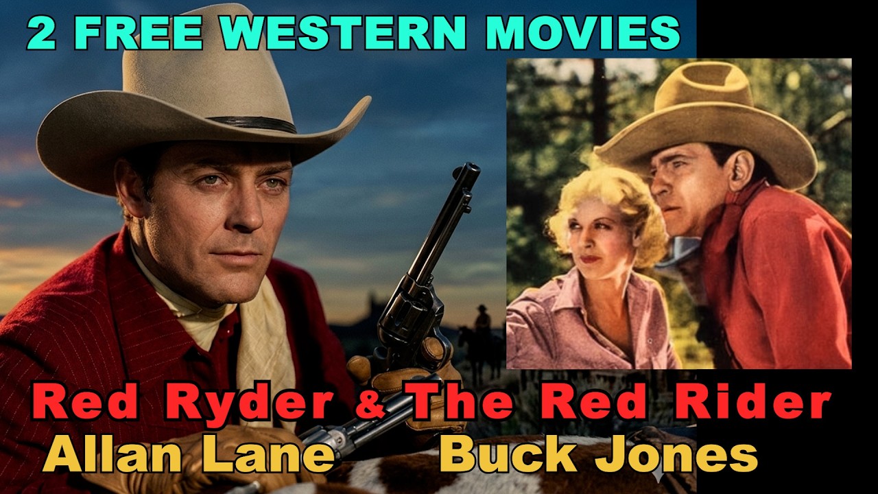 Allan Lane as Red Ryder! Buck Jones as The Red Rider! Free Classic Westerns! Movie and Serial! WOW!
