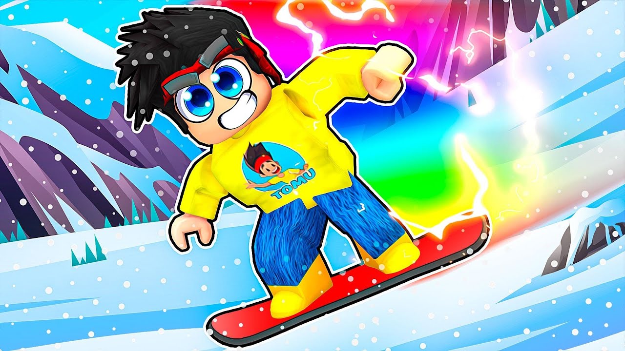 NOOB till PRO i SNOWBOARD OBBY i ROBLOX