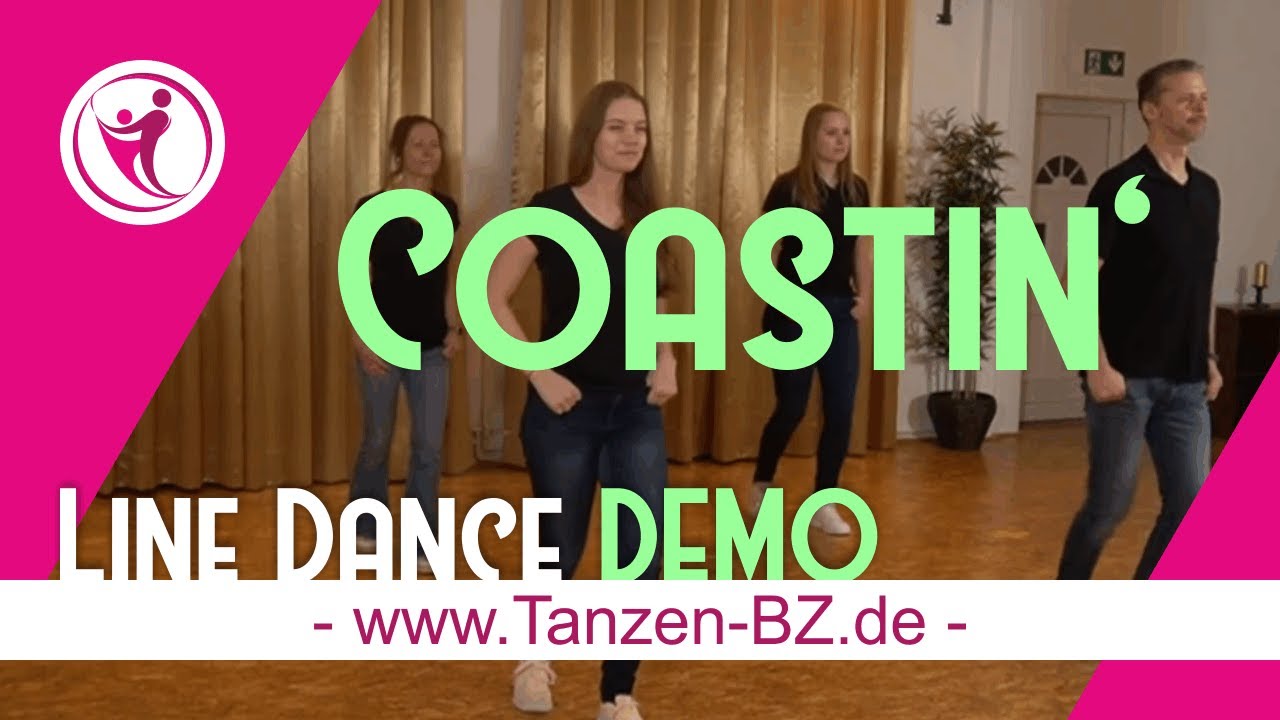 Line Dance - Coastin' - Intermediate 😍 Demo zum Mittanzen #linedance 💃🏼 🕺🏼