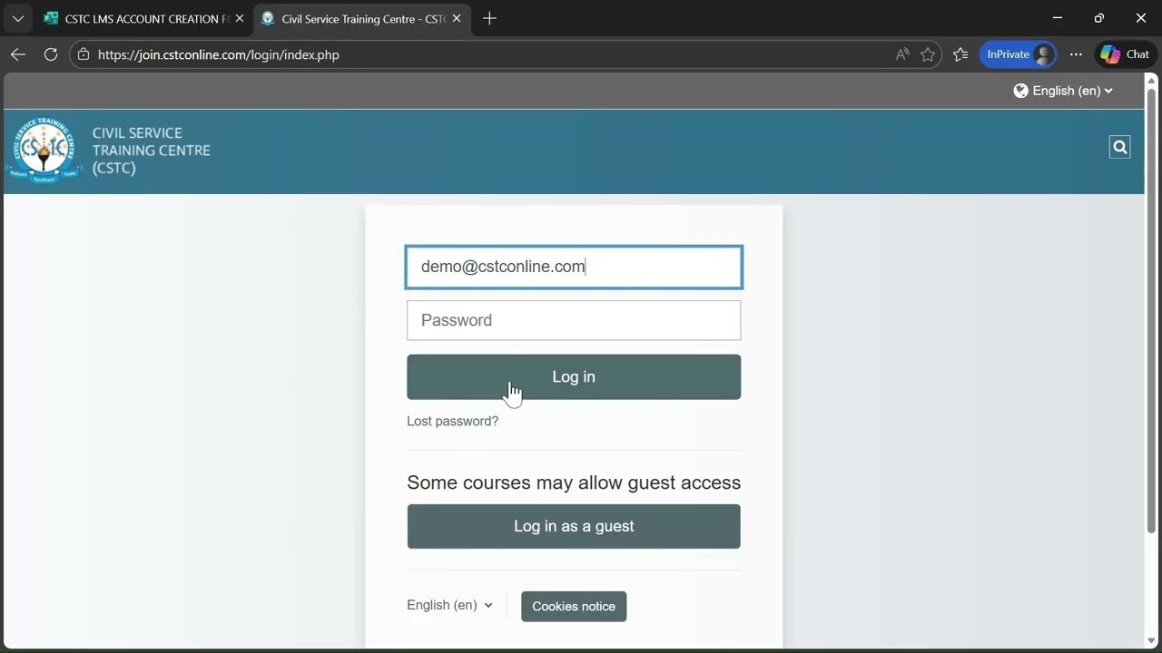 LMS ACCOUNT INSTRUCTIONS