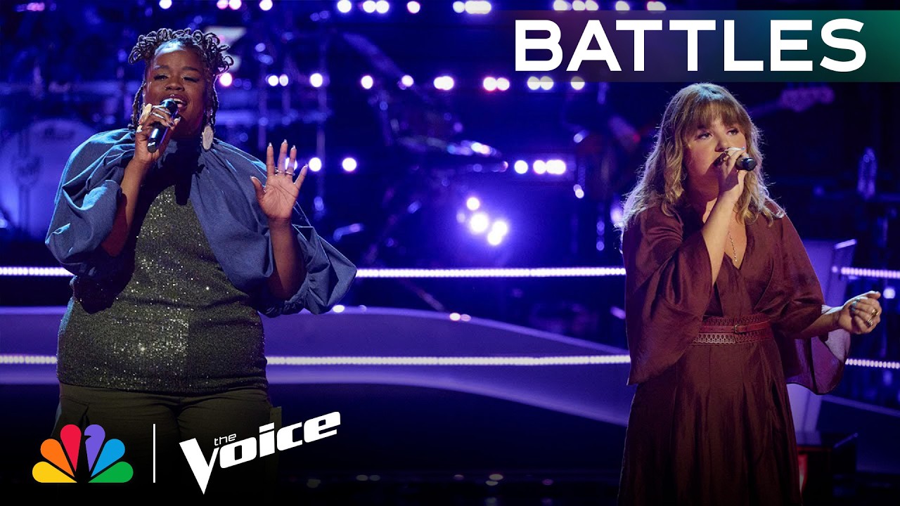 Amanda and Julia Sing DREAMY &ldquo;Can&rsquo;t Help Falling in Love&rdquo; Duet | The Voice Battles | NBC