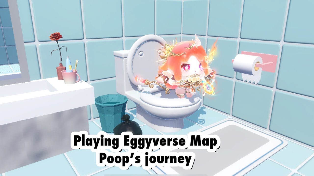 Playing Eggyverse Map Poop’s journey - Eggy Party