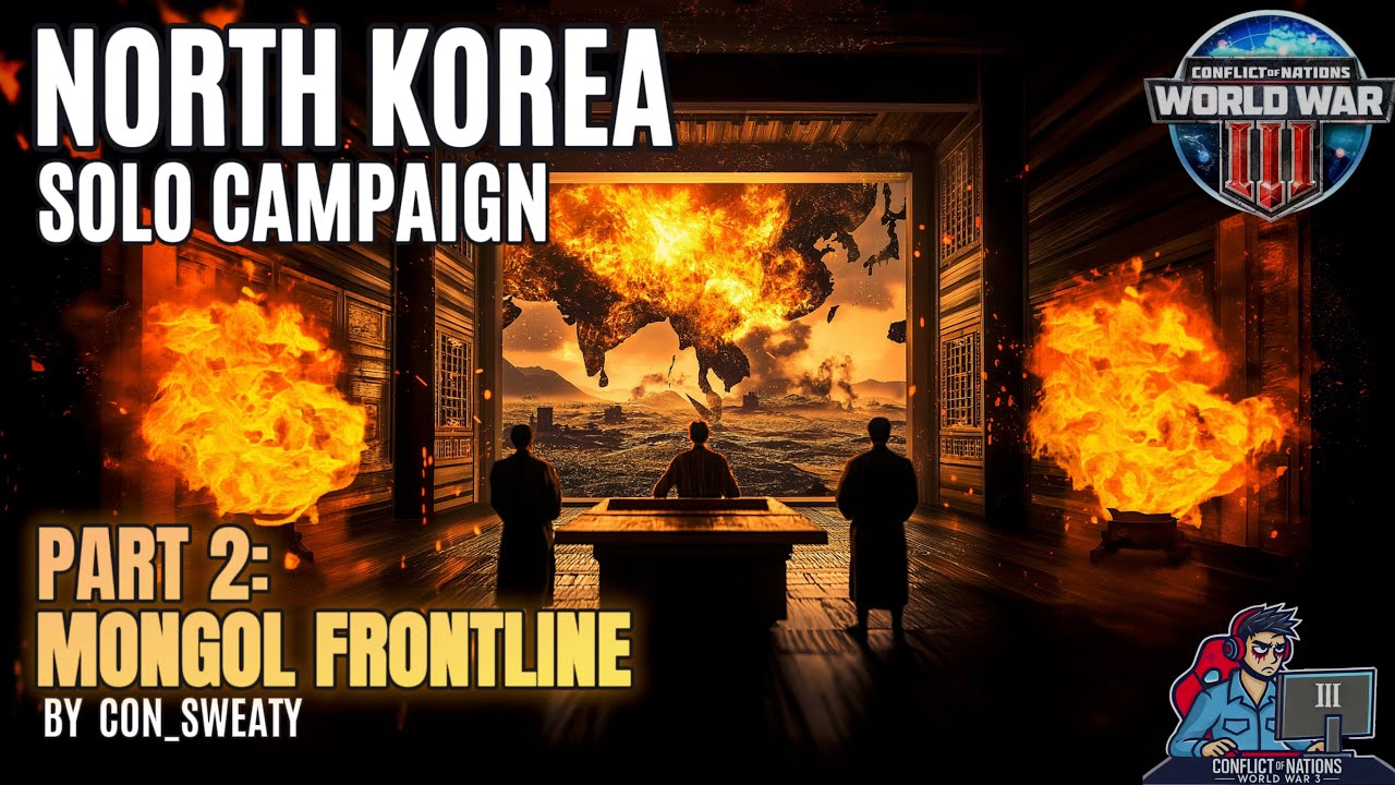 North Korea Solo Campaign - Part 2: On the Borders of the Mongol Empire // Conflict of Nations: WW3