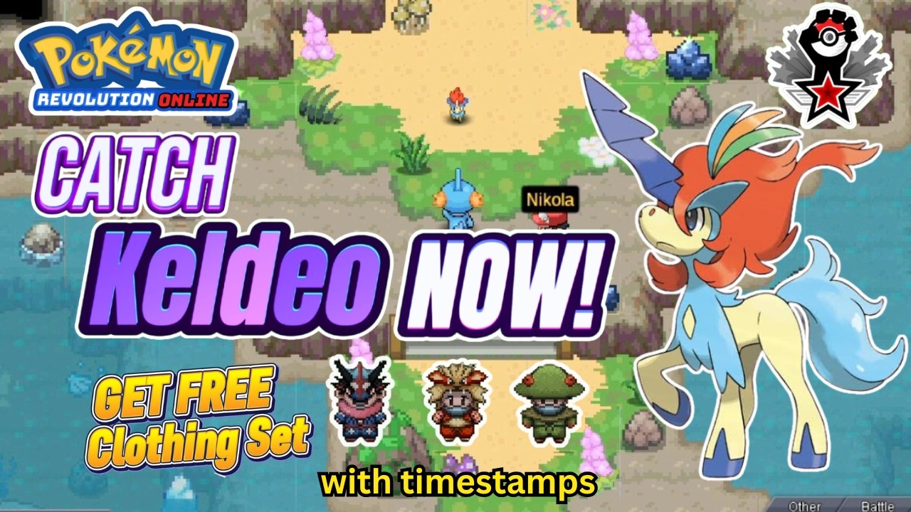 How to Catch Keldeo in Pokemon Revolution Online (Step-by-Step Quest Guide)