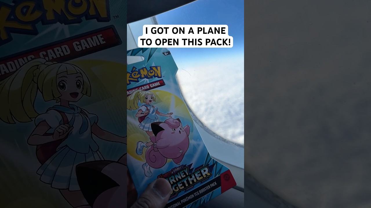 I Went On a PLANE to Open this Pack of Cards 😱✈️ - Day 37
