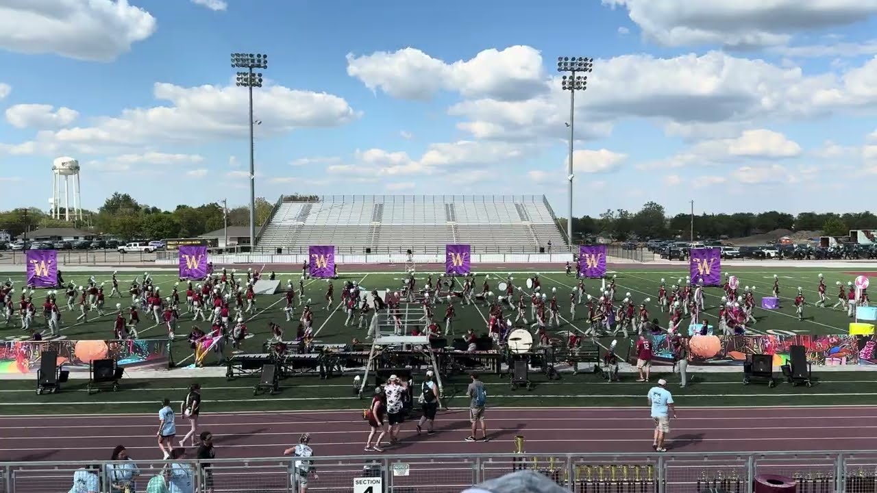 Sherman High School Bearcat 5A Band @ Princeton, TX. Sounds of Fall Marching Classic, 2024.