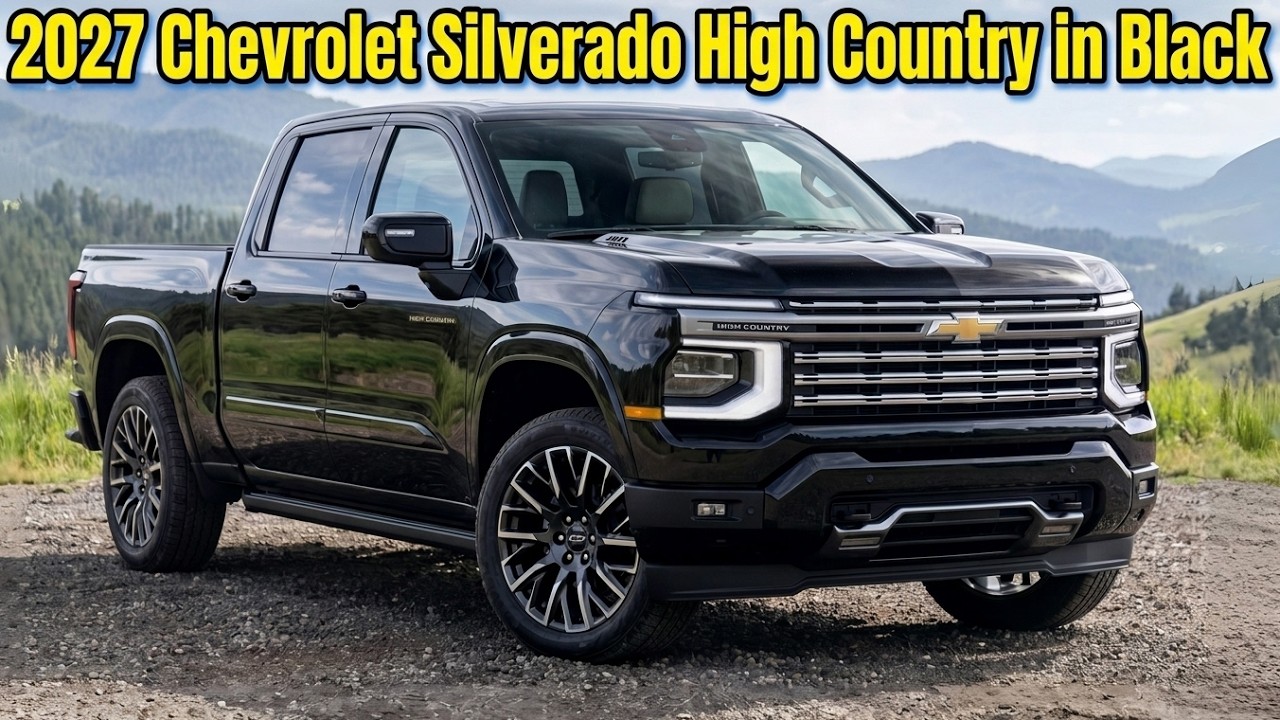 2027 Chevrolet Silverado High Country Black &ndash; Full Review, Walkaround & Features