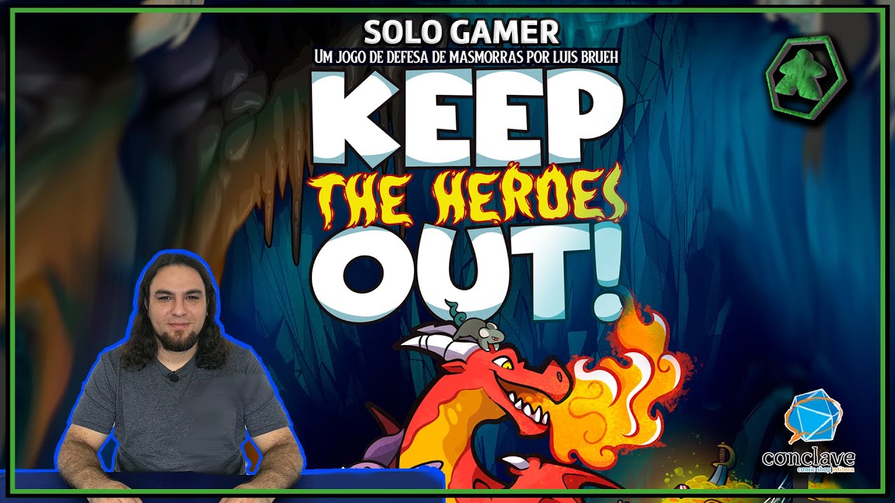 SOLO GAMER | Keep the Heroes Out (Gameplay cenário 1: Caldeirão da Bruxa)