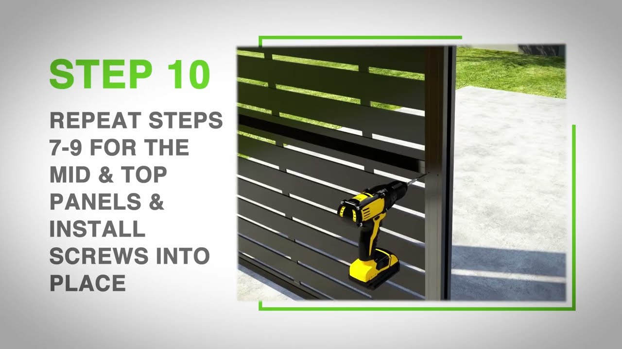 How to Install Barrette Outdoor Living 2x4 Decorative Screen Panel Frame Kit